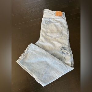 Aeropostale Blue Relaxed cargo Jeans. Size 32/30